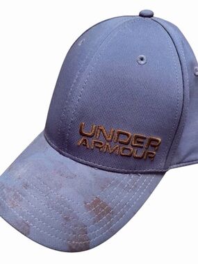 Under Armour Navy Blue Curved-Brim Logo Cap